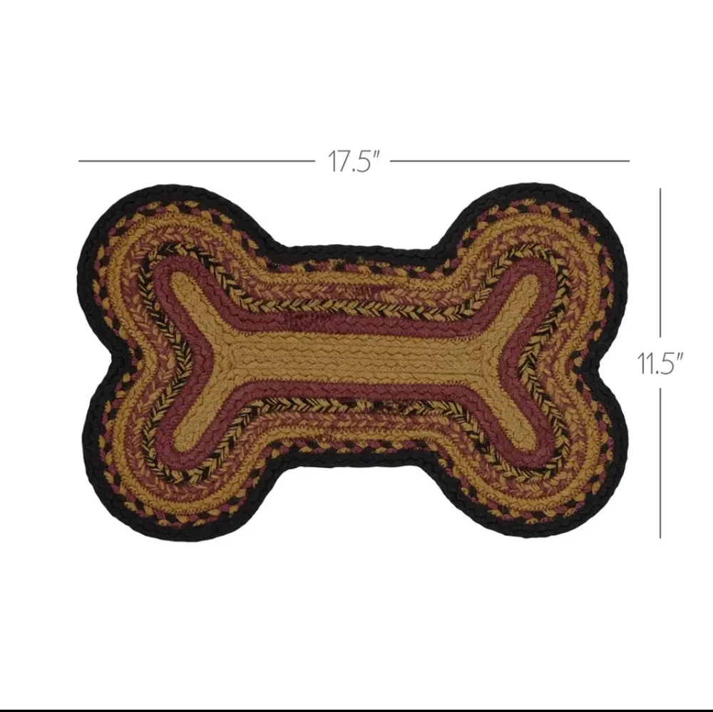 Heritage Farms Indoor/Outdoor Small Bone Rug 11.5x17.5